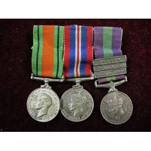 Great Britian: Miniature WWII medal bar